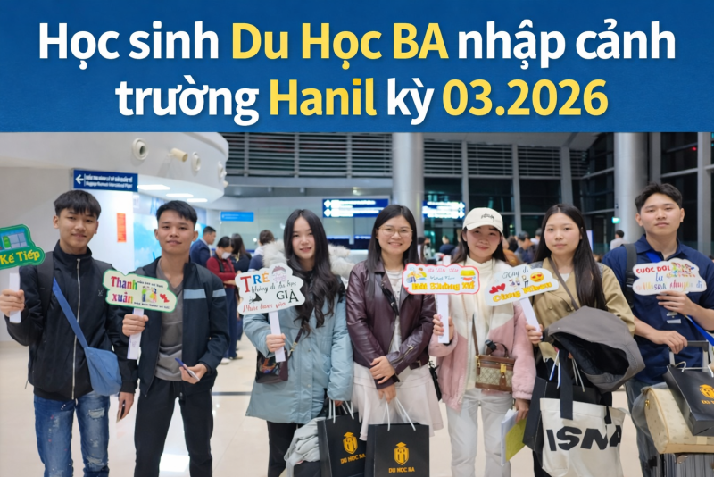 Thầy Ba đón đoàn 8 du học sinh BA tại sân bay Hàn Quốc