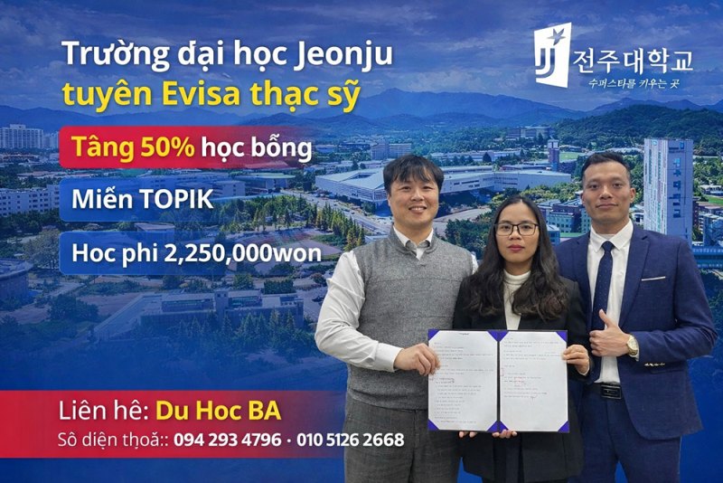tuyển sinh evisa thạc sỹ