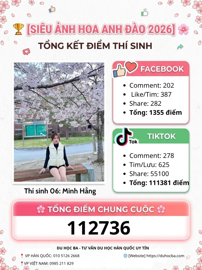 Thí sinh Minh Hằng