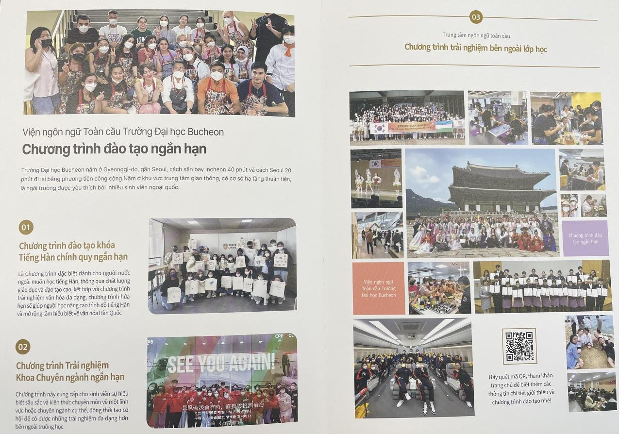 Chương trình đào tạo ngắn hạn Viện Ngôn ngữ Toàn cầu Đại học Bucheon