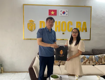 Du Học BA ký hợp đồng tuyển sinh với trường Đại học Hanil Jangshin