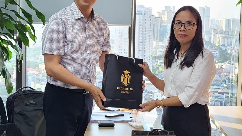 Đại diện của công ty du học BA đã có buổi gặp gỡ quan trọng với đại diện của Đại học Quốc gia Kongju