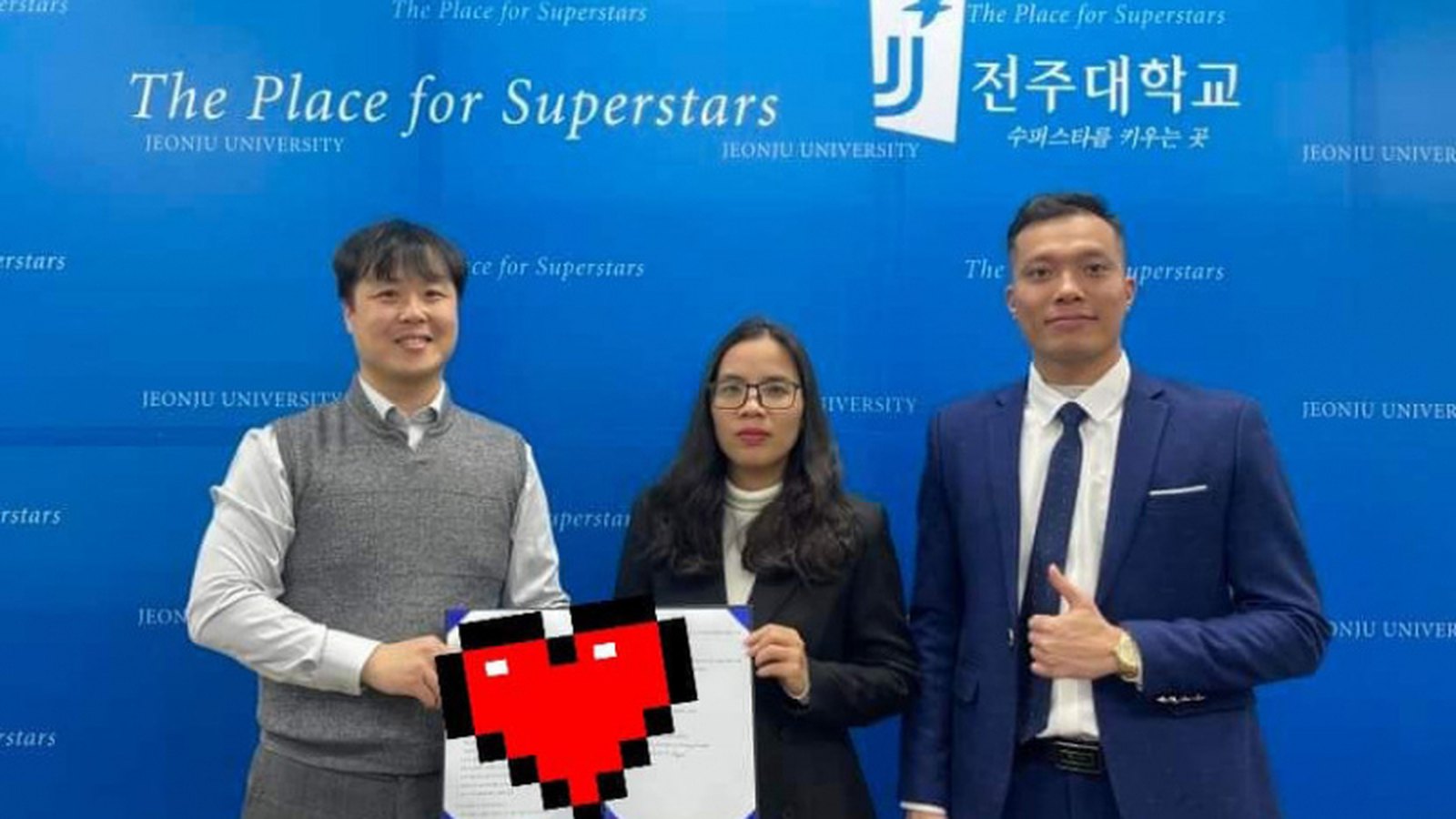 Ký hợp đồng hợp tác tuyển sinh quốc tế với trường ĐH Jeonju