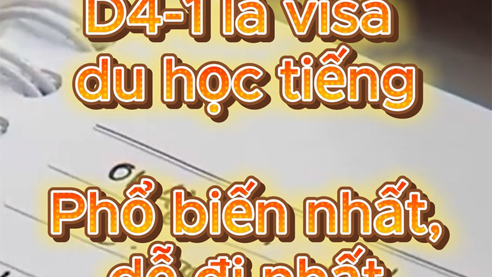 Các loại hình visa Du Học thường gặp là gì?