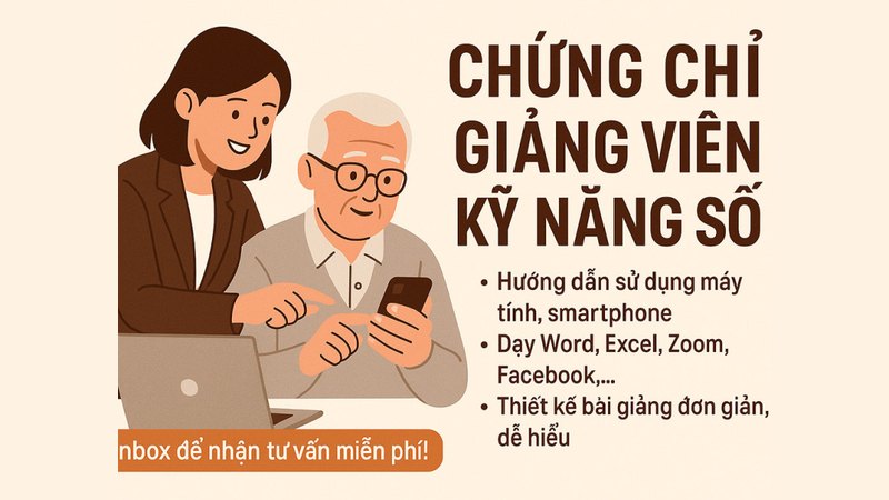 Chứng chỉ Hướng dẫn Kỹ năng Hiểu biết Số (디지털문해강사)