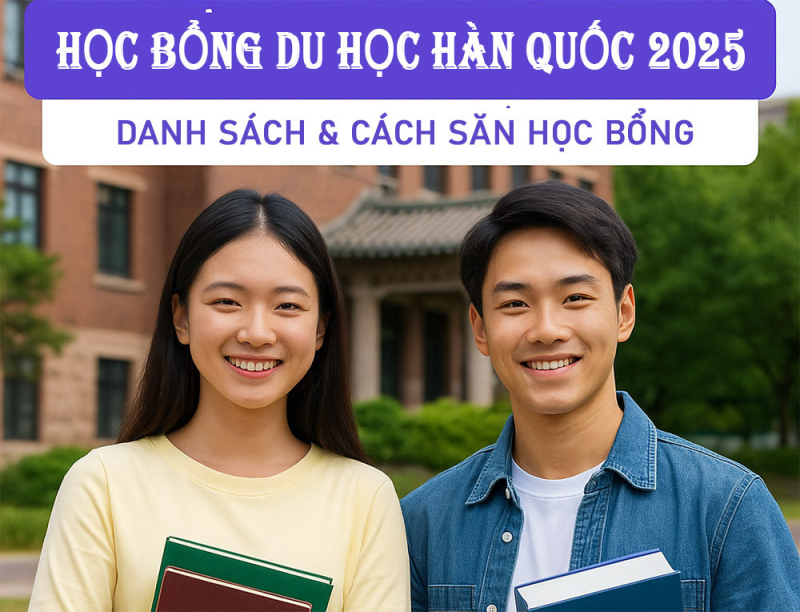Học bổng du học Hàn Quốc 2025 - danh sách và cách săn