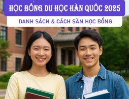 Học bổng du học Hàn Quốc 2025 – Danh sách & Cách săn học bổng thành công