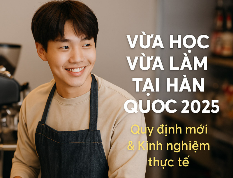 Vừa học vừa làm tại Hàn Quốc 2025 - quy định và kinh nghiệm