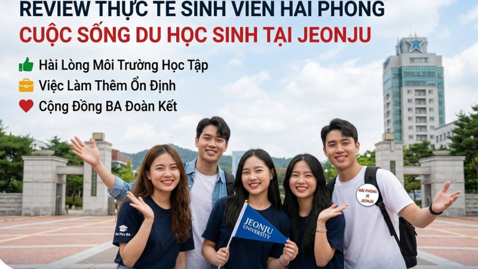 Review Thực Tế: Cuộc Sống Của Sinh Viên Hải Phòng Tại Đại Học Jeonju