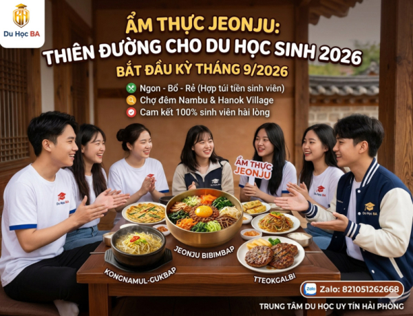 Khám Phá Văn Hóa Ẩm Thực Jeonju: Thiên Đường Ăn Uống Cho Du Học Sinh