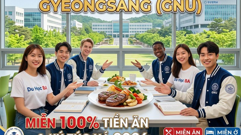 Đại học Quốc gia Gyeongsang (GNU) 2026: Miễn 100% Tiền Ăn & Ký Túc Xá