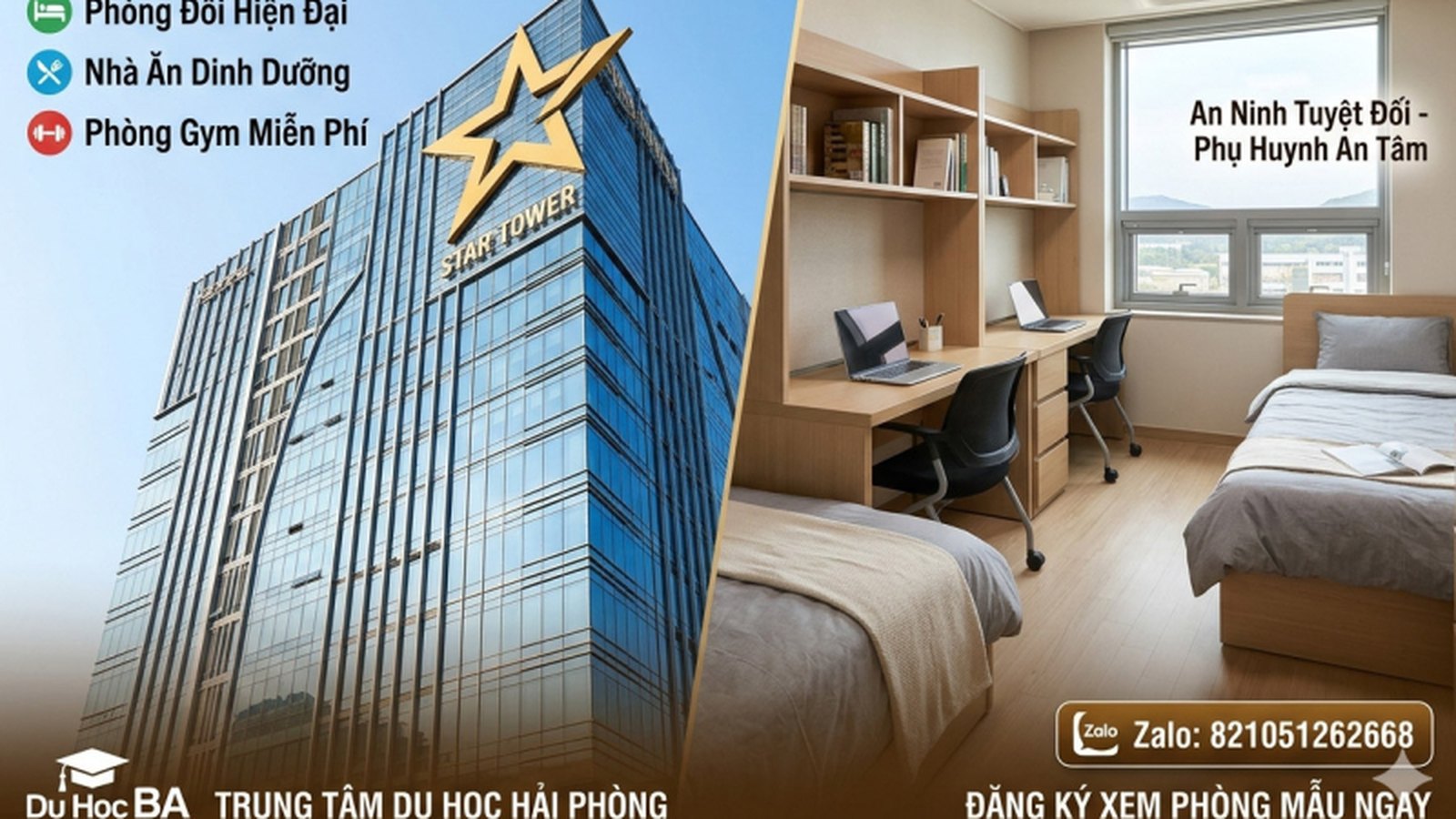 Ký Túc Xá Star Tower Jeonju: Không Gian Sống Chuẩn 3 Sao Cho Du Học Sinh