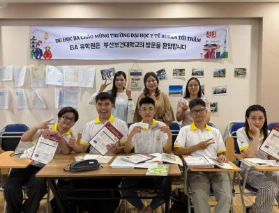Đại Diện Trường Busan Health University (부산보건대학교) Lần Đầu Đến Thăm & Hợp Tác Cùng Du Học BA