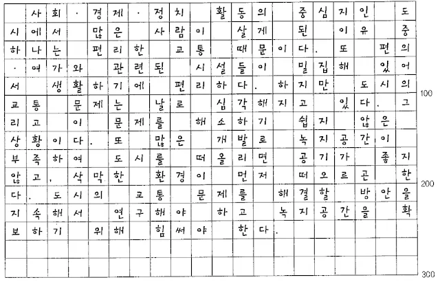 [TOPIK II 쓰기] #14. 도시생활의 장 • 단점