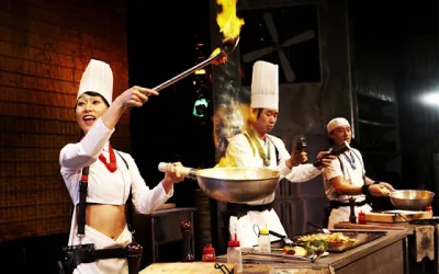 NANTA, biểu diễn samulnori của các đầu bếp - Nanta Cookin- Nghệ thuật từ...dụng cụ nhà bếp