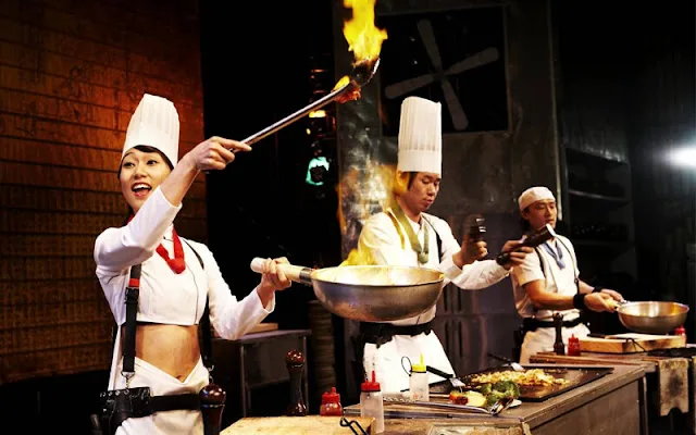 NANTA, biểu diễn samulnori của các đầu bếp - Nanta Cookin- Nghệ thuật từ...dụng cụ nhà bếp