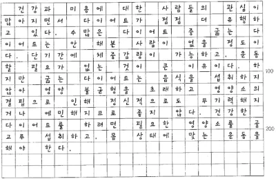 [TOPIK II 쓰기] #5. 굶는 다이어트의 장 • 단점