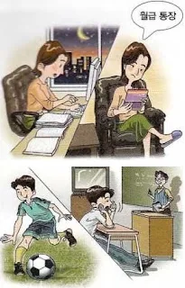 [Ngữ pháp] Động từ/Tính từ + -(으)ㄴ/는 반면에 "trái lại, nhưng lại"