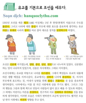[KIIP lớp 5 - Dịch tiếng Việt] Bài 40. 한국의 역사 Ⅳ (조선의 건국과 발전) Lịch sử Hàn Quốc Ⅳ (Thành lập và phát triển Joseon)