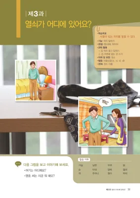 [KIIP Lớp 1 - Sơ cấp 1] Bài 3: 열쇠가 어디에 있어요? Chìa khóa ở đâu vậy?