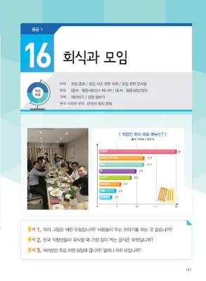[KIIP Lớp 3 - Trung cấp 1] Bài 16: 회식과 모임 Liên hoan và hội họp
