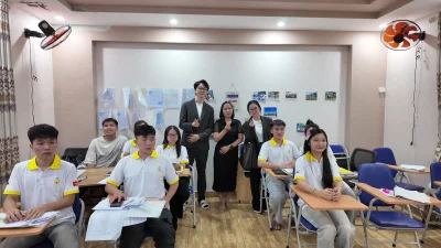 Yeungjin University College đến thăm và giao lưu cùng học viên tại DU HỌC BA