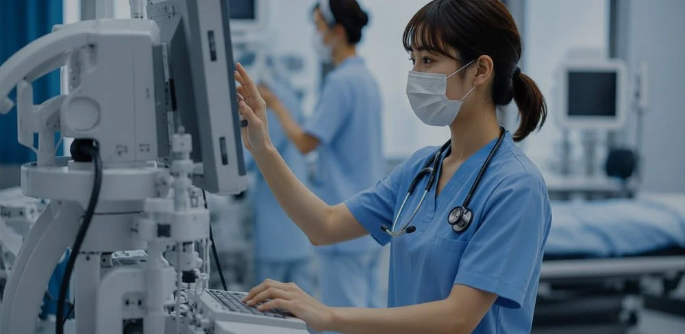 Sinh viên ngành Điều dưỡng Cao đẳng Shingu thực hành chăm sóc bệnh nhân