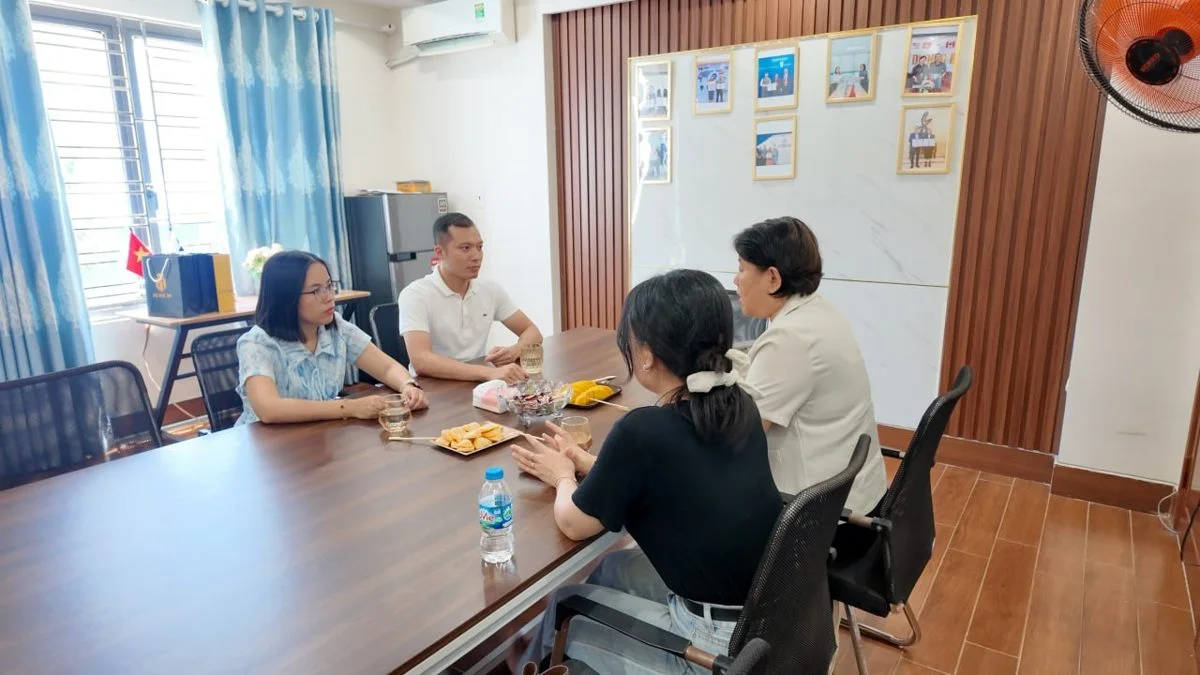 Buổi trao đổi giữa trường Hanil và Trung tâm Du Học BA tại Hải Phòng